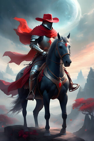 The Crimson Knight 🌌🐴