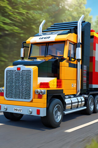 🚚 Colorful LEGO Truck Adventure!