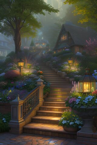 Enchanted Garden Pathway 🌼✨