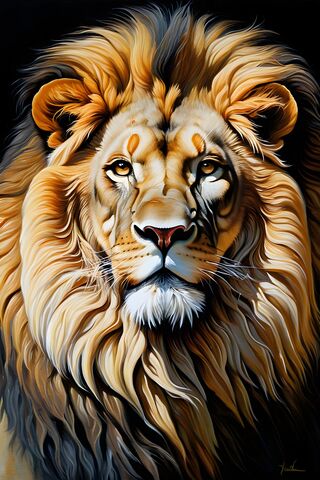 Majestic Mane: The Gold..
