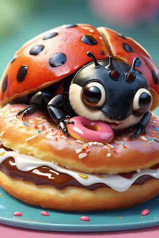 Ladybird Doughnut
