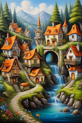 Enchanted Village by th..