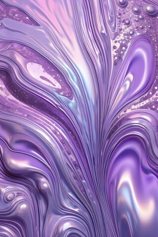Lilac Colored Fluidity Flowing