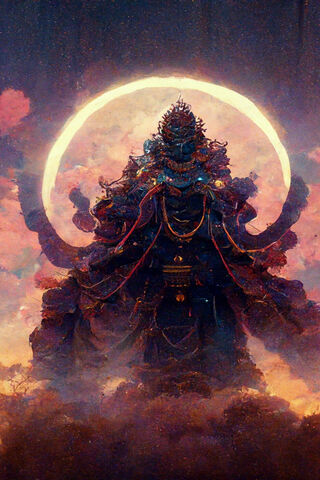 Majestic Deity in Cosmi..