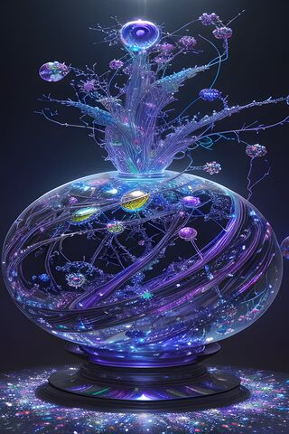 Lightning Glass Orb