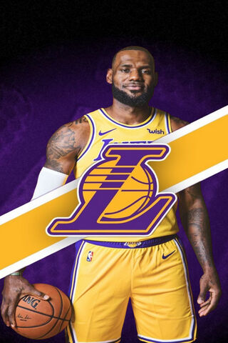 LeBron James: The King in Purple and Gold 👑🏀
