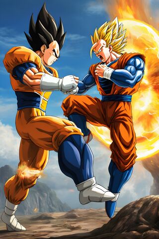 Epic Showdown: Saiyan W..