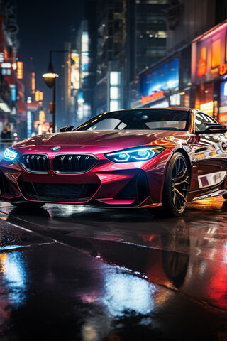 Nighttime Elegance: The BMW Beauty 🚗✨