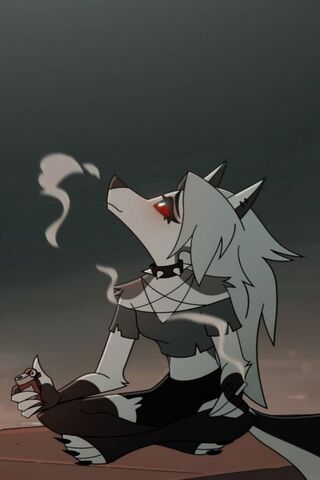 Mysterious Wolf Character 🌫️🐺