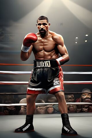 Lutador De Boxe