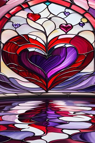 Heartfelt Stained Glass ❤️✨