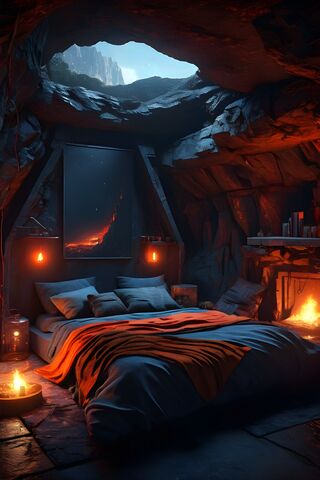 Cozy Cave Retreat 🏞️✨