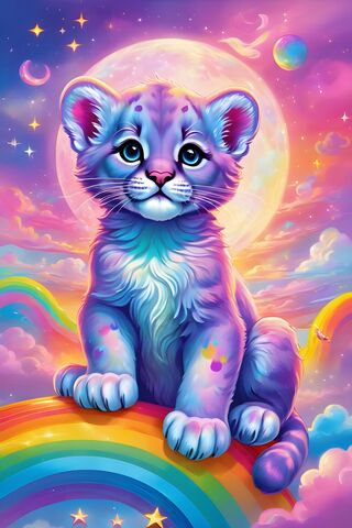 Magical Rainbow Cub 🌈✨