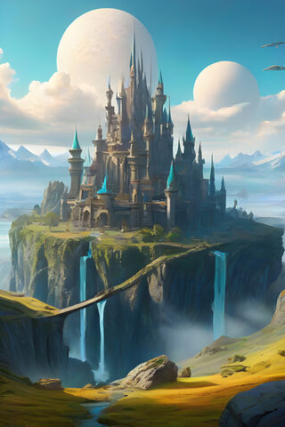 Landskapet In A Fantasy World