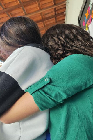 Warm Embrace of Friends..