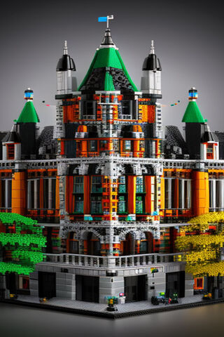 Majestic LEGO Mansion 🏰✨