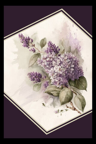 Elegant Lilac Blooms 🌸✨