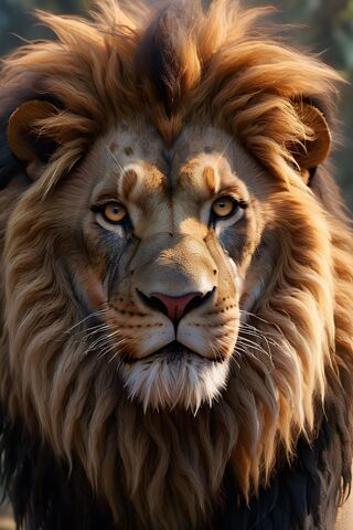Majestic Lion Portrait 🦁✨