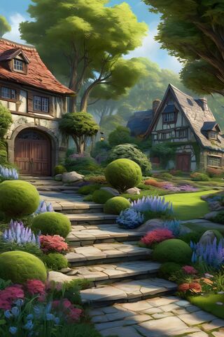 Enchanted Garden Pathway 🌼🏡