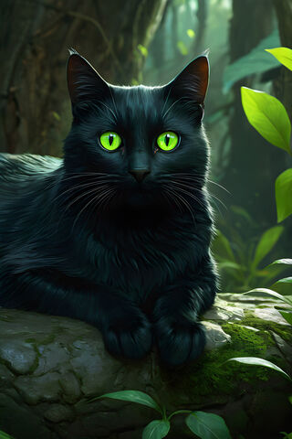 Enigmatic Forest Guardian 🐾🌿