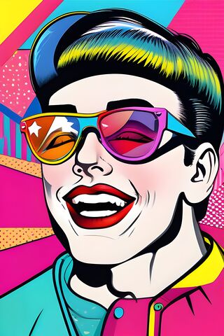 Vibrant Retro Vibes 🌈😎