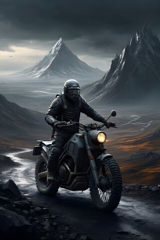 Lone Biker