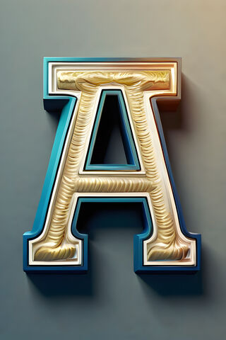 Artistic Letter A 🎨✨