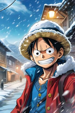 Luffy In The North Pole