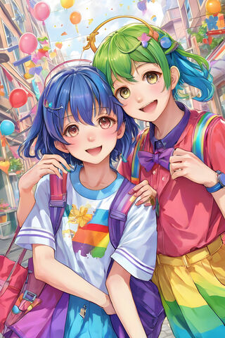 Colorful Friendship 🌈✨