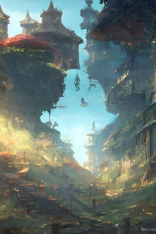 Enchanted Floating Vill..