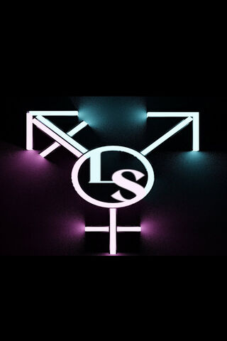 Neon Vibes: The LS Logo Glow ✨