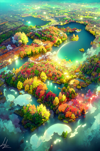 Enchanted Autumn Landsc..