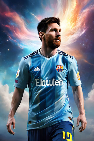 Messi: The Cosmic Champ..