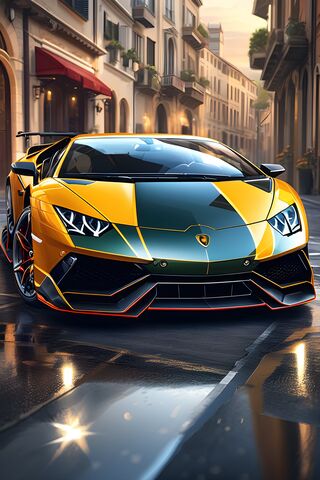 Striking Lamborghini in..