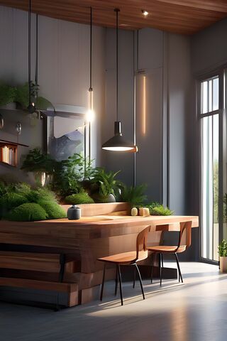 Cozy Modern Kitchen Oas..
