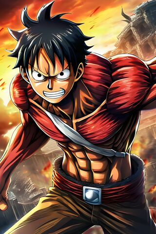 Luffy In Titan Form