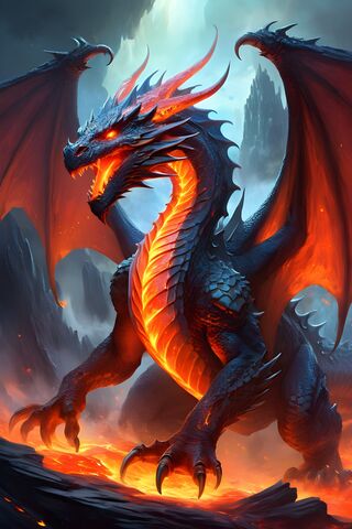 Fiery Dragon of the Aby..