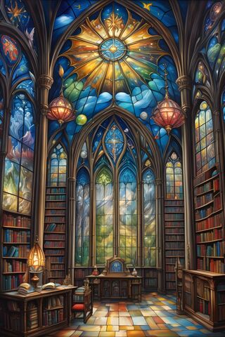 Enchanted Library of Wonders 📚✨