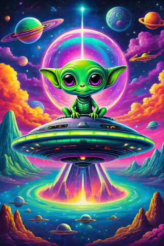 Little Green Alien