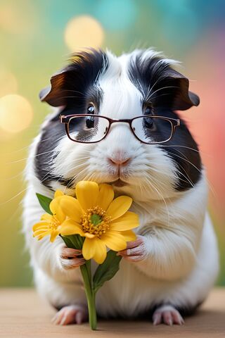 Long Haired Guinea Pig ..