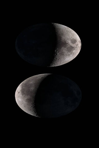 Dual Phases of the Moon..