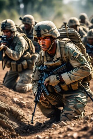 Military On The Battlefield