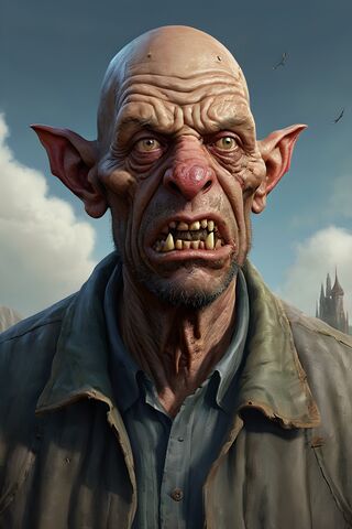 Grumpy Goblin Portrait