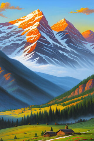 Majestic Mountain Sunrise 🌄