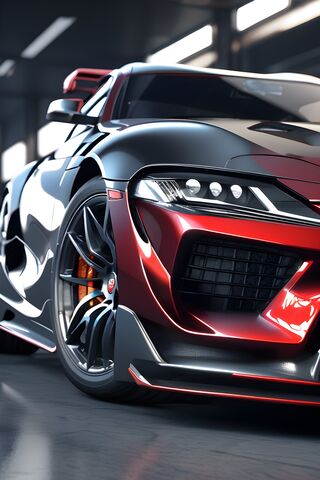 Sleek Power: The Ultimate Sports Car 🚗🔥