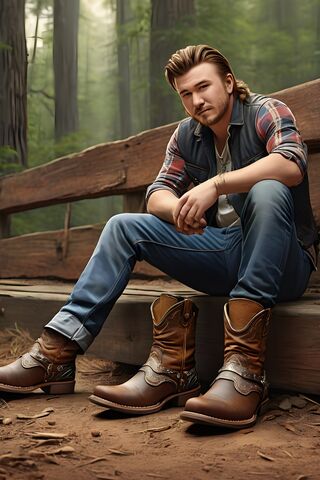 Rustic Charm in the Woods 🌲👢