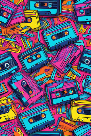 Retro Vibes: Colorful C..