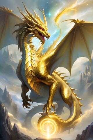 Golden Guardian: The Millionaire Rich Cat's Dragon