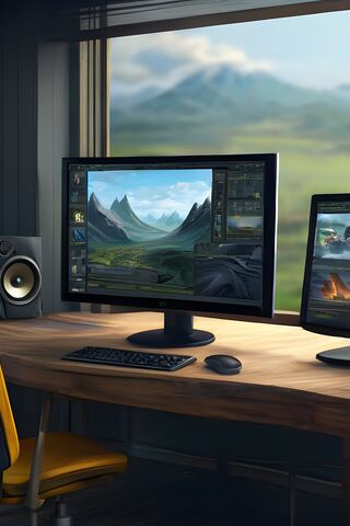 Creative Workspace with..