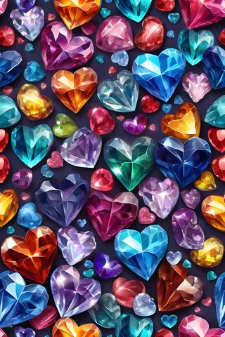 Sparkling Heart Gems 💎❤️